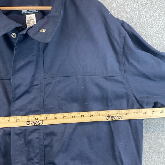 Bulwark FR canvas chore coat XL bomber style zip & snap heavy welding workwear - Picture 3 of 11